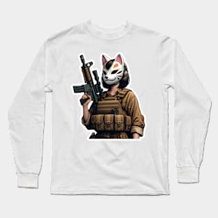 Tactical Kitsune Long Sleeve T-Shirt